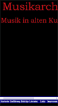 Mobile Screenshot of musikarchaeologie.de